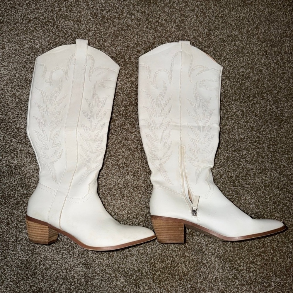 White Cowboy Boots